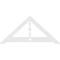 Ekena Millwork Pitch Artisan Architectural Grade PVC Gable Pediment, 60"W x 27 1/2"H x 1"P (11/12) GPP060X028X100ART - alternate 5
